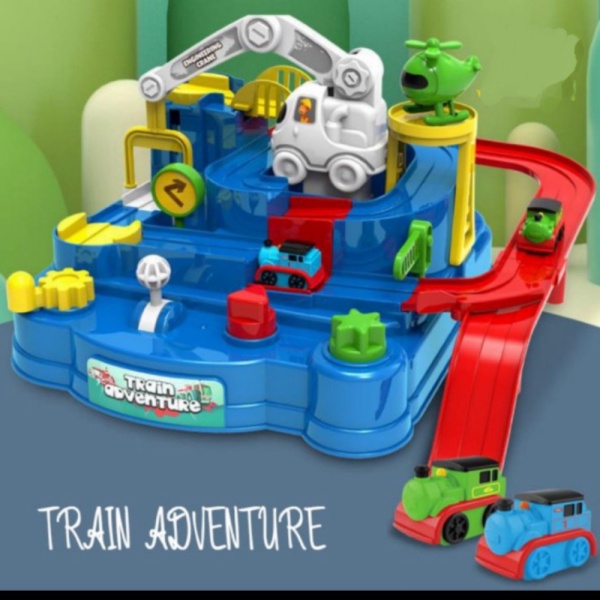 

Dijual mainan anak train adventure/truck adventure/mainan rel kereta anak - train Berkualitas