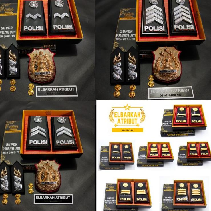 Terlaris SATU PAKET PANGKAT BINTARA DAN PERWIRA MONOGRAM KEWENANGAN POLRI / ATRIBUT POLRI / FULAKRIL