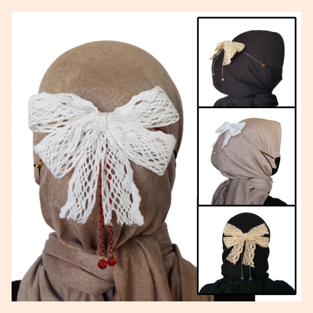 Konektor Masker Pita - Strap Masker - Pengait Masker - Aksesoris Hijab Wanita - C006