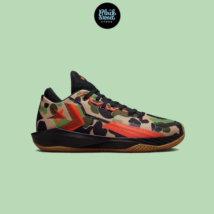 Sepatu Basket Converse All Star Bb Jet Camo Mid Top Black