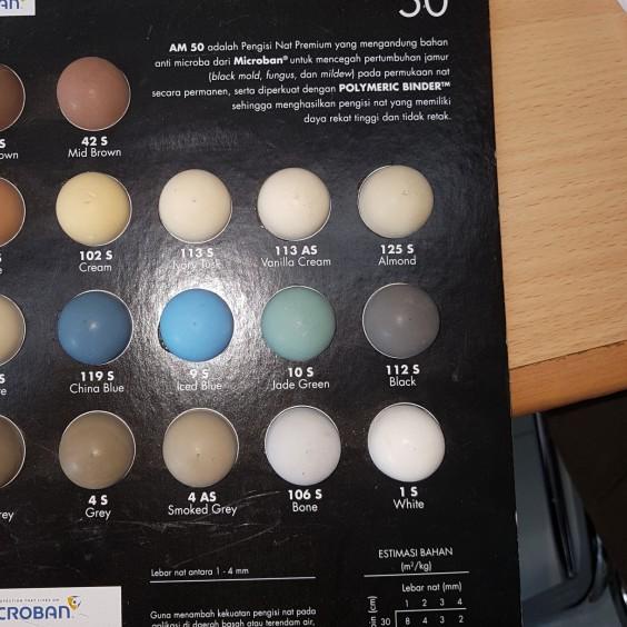 AM 55 EPOXY TILE GROUT - PENGISI NAT EPOXY - GRANITE