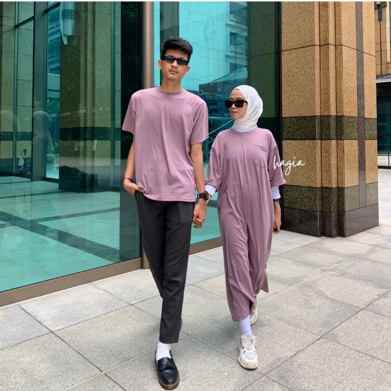 Nadiraa Couple by hagia (couple dress dan kaos pria)