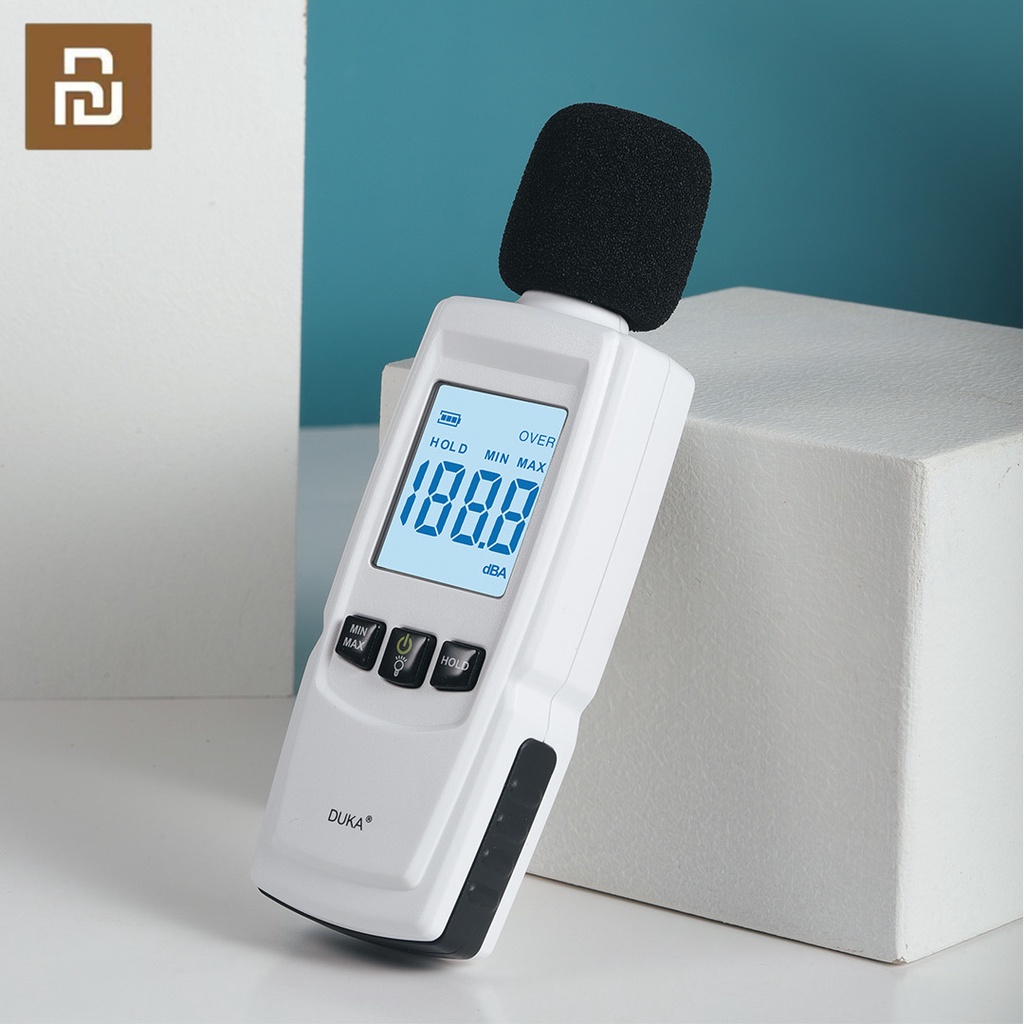 Youpin DUKA FB1 Sound Level Meter Digital Genggam DB Audio Tester 30-130dB Desibel Suara Desibelsinbels