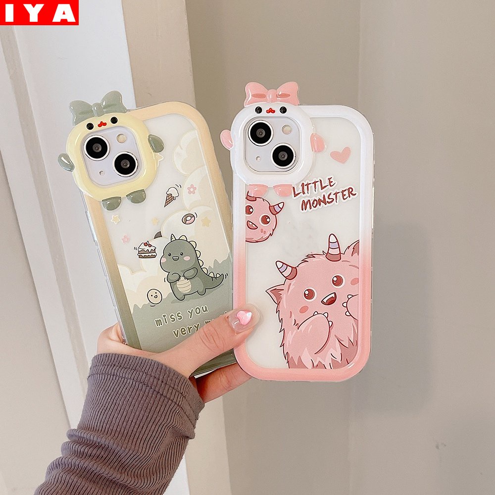 Soft Case Motif Dinosaurus Untuk VIVO Y02 Y35 Y22 Y20 Y16 V25e V25 5G Y12 Y21s Y15s Y01 Y15A Y21 Y12i Y15s Y91C Y33T Y21 Y30N