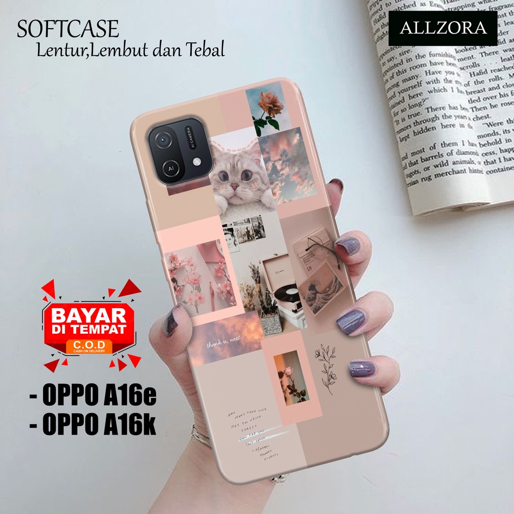 Softcase Hp Oppo A16e / Oppo A16k Terbaru  - Fashion Case AESTHETIC - Case Oppo A16e / Oppo A16k - Cassing Hp Oppo A16e / Oppo A16k - Softcase PremiumNeo_Case