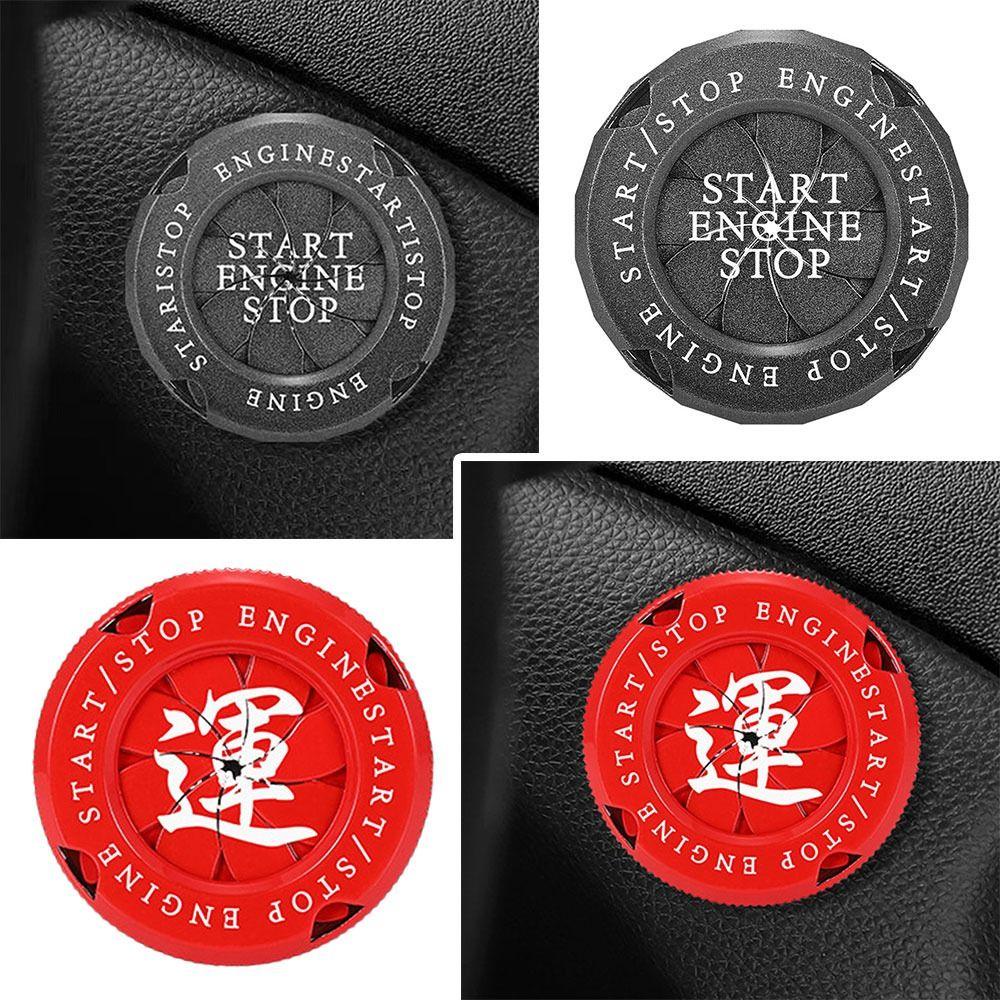 Preva Onekey Start Stop Button Cover Stiker Hias Penutup Tombol Start Switch Pelindung Saklar Rotate Covers