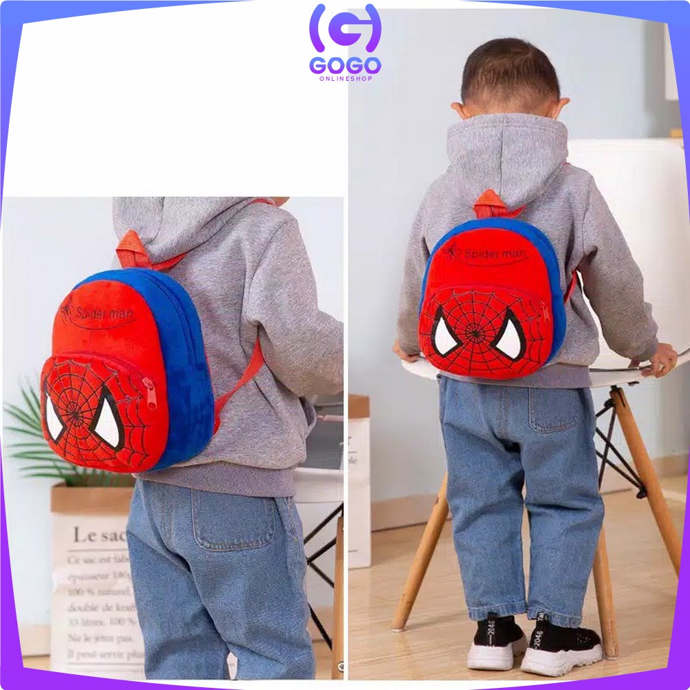 GOGO-T31 Tas Ransel Anak Karakter Tas Punggung Backpack Anak Sekolah TK / SD Mini Motif Cartoon Import