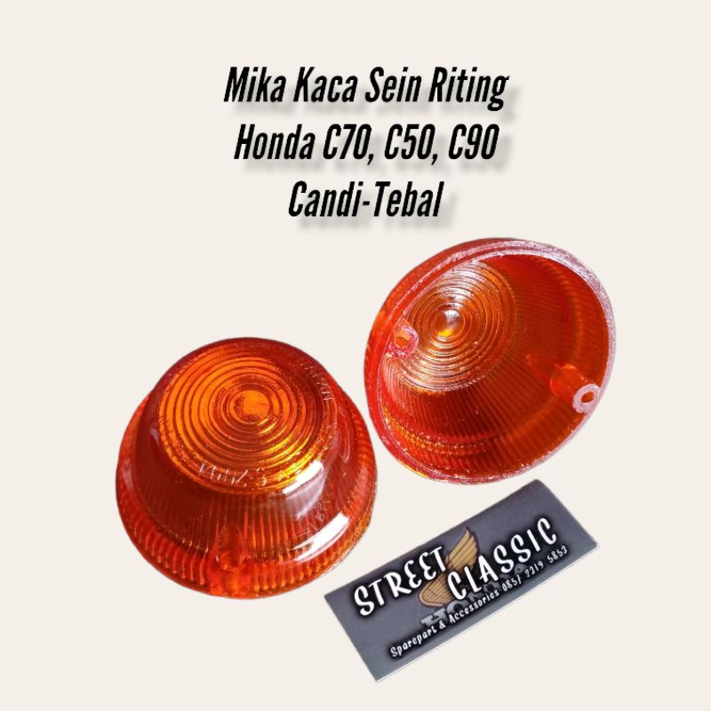 mika kaca sen riting candi honda c70 tebal honda c70 c90 c50 model candi