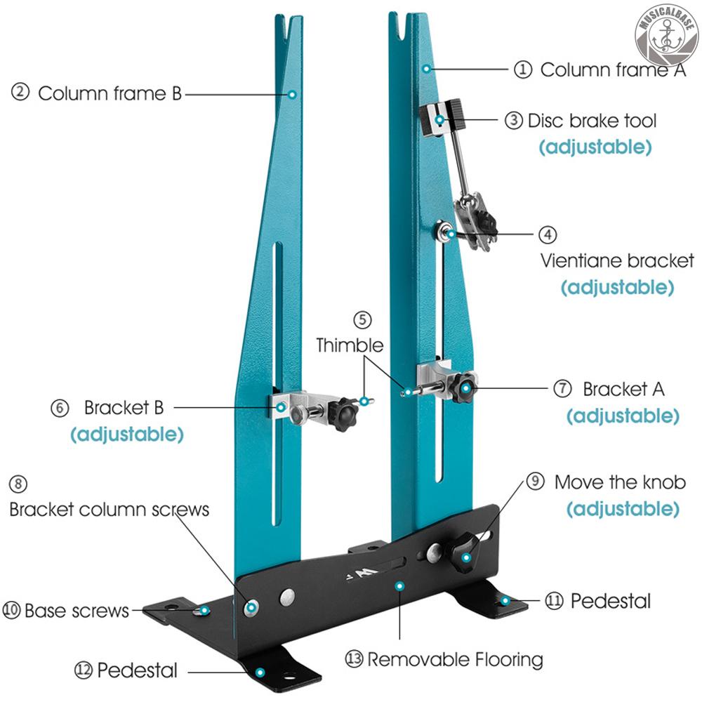 Professional Bicycle Wheel Truing Stand Bicycle Rims Repairing Bracket Bike Wheel Maintenance Rack Cycling Accessory