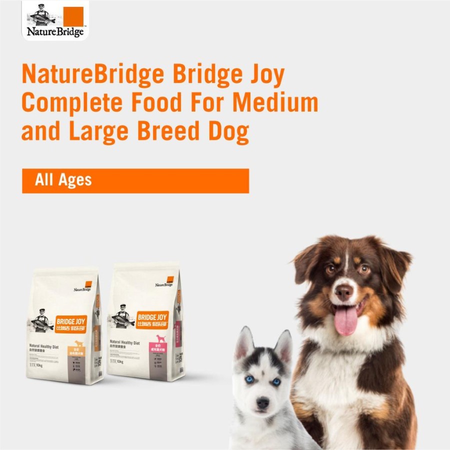 NATURE BRIDGE Joy Adult Puppy Repack 1 KG Makanan Anjing Puppy Anak Anjing Premium