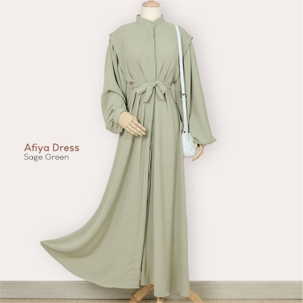 Afiya Dress | Gamis Jumbo Muslimah Syari