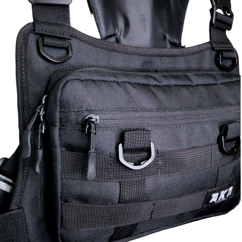 Akn - Chest Bag Waterproof Victorious Tas Dada Tactical Rig Bag Outdoor Tas Pelindung Dada Motor Biker Sepeda