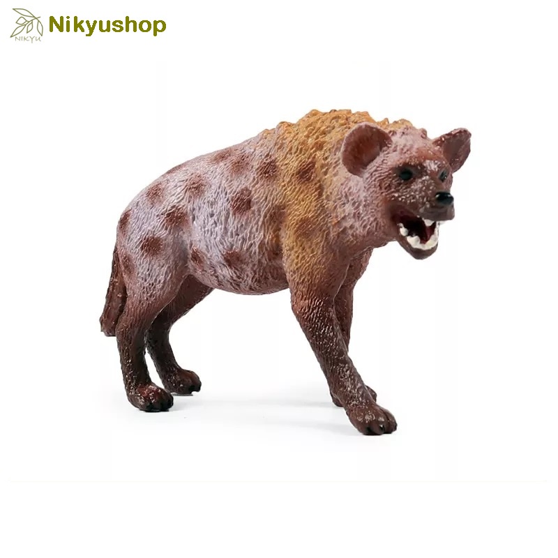 [Nikyushop] Mainan Edukasi Pajangan Miniatur Hewan Binatang Animal Figurine Anjing Hyena