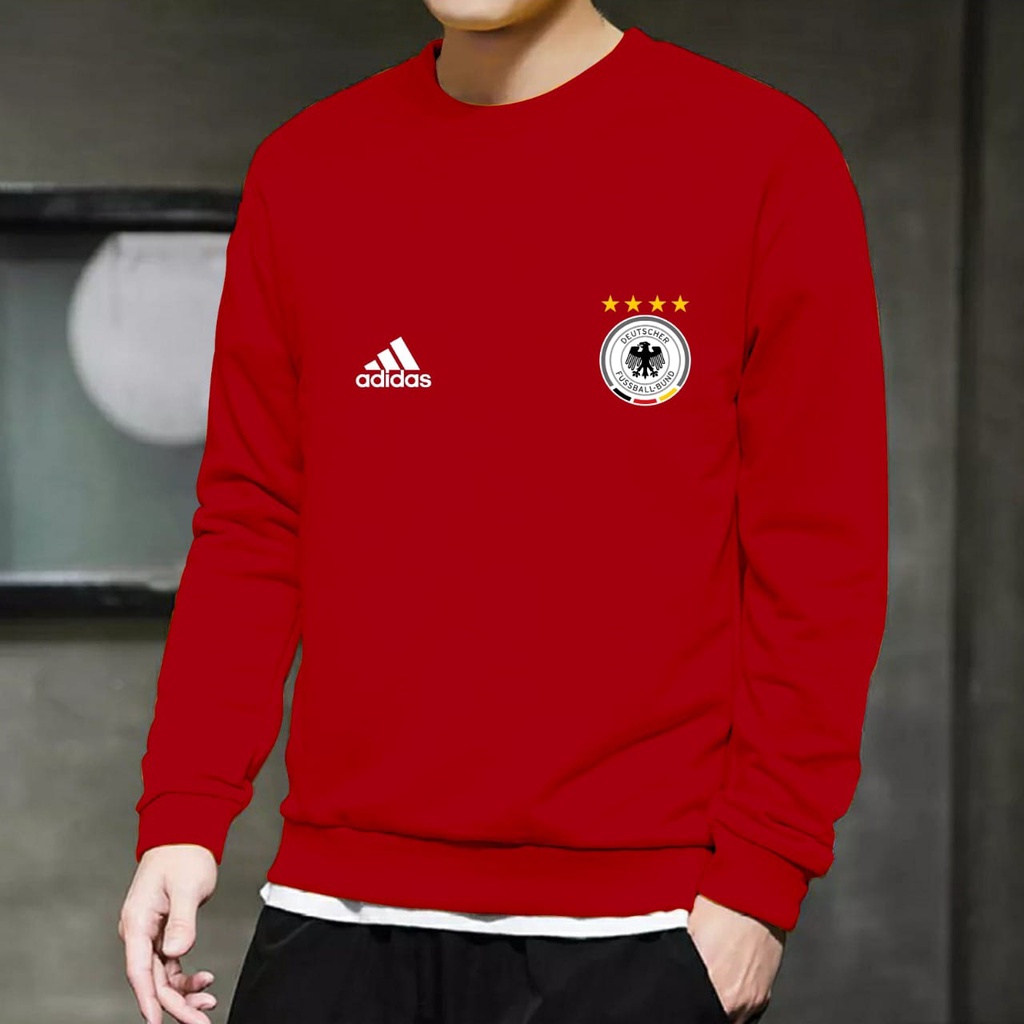 MAN789-BAJU BOLA LOGO NEGARA JERMAN-BAJU LENGAN PANJANG PRIA TERBARU-BAJU PRIA KEREN TERLARIS