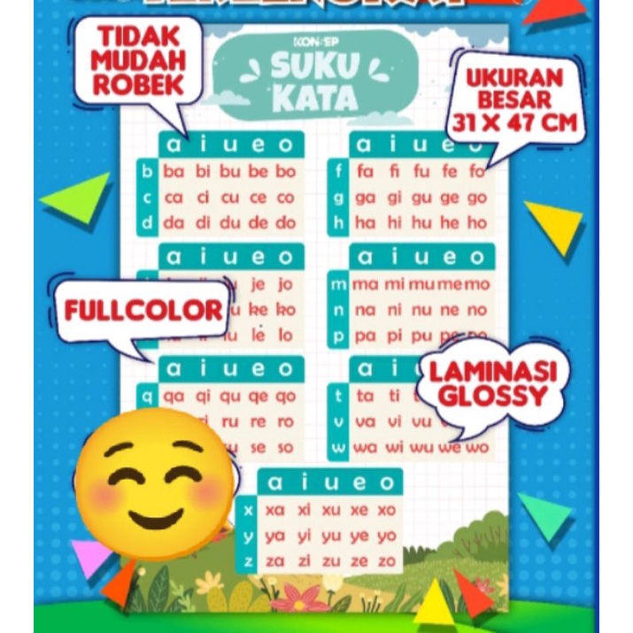 

POSTER ABJAD MENGEJA
