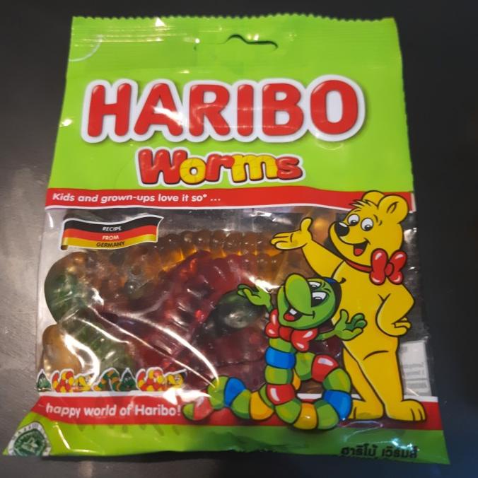 Sale Haribo Worms Candy Worm Halal Permen Germany Import /PERMEN LUNAK/PERMEN VIRAL/PERMEN MILO/PERM