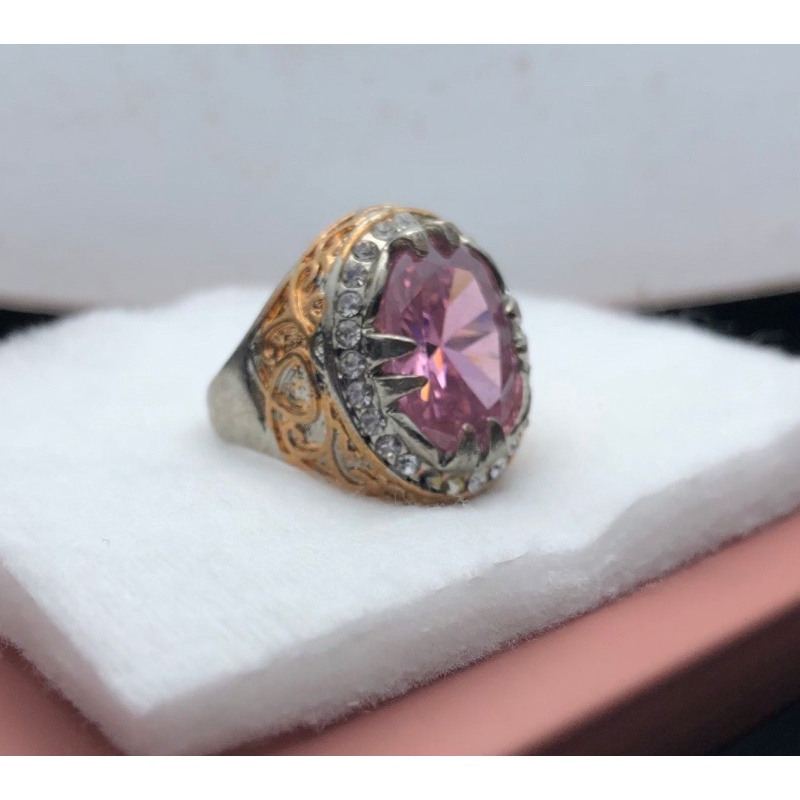 Cincin Batu Siam Kapas Langka