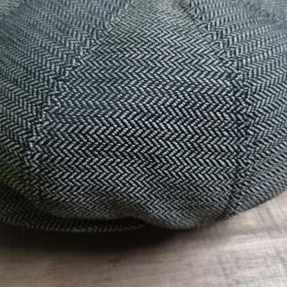 Topi Baret Pria Retro Fashion / Topi Newsboy Cap Pria / Topi Sutradara - Hitam, S
