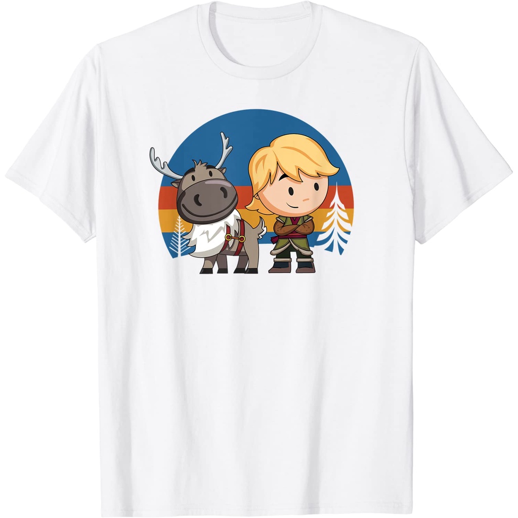 Kaos Anak Disney Frozen 2 Sven and Kristoff Chibi T-Shirt