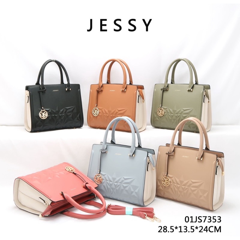 [COD] Jessy Handbag 01JS7353 Tas Wanita Import Original Branded Terbaru Tas Fashion Wanita