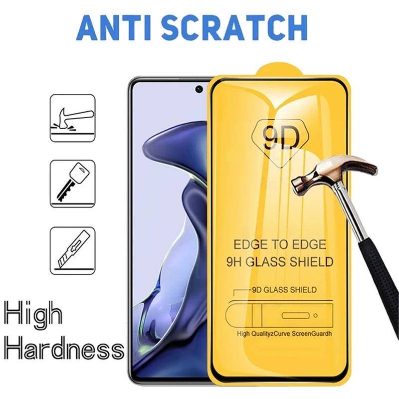 Pelindung Layar Tempered Glass Untuk Redmi Note 7 8 9 9a 9c 9S 9T 10S 11S 10 11 Pro 5G XiaoMi Poco F3 X3 NFC X4 M4 F4 Pro 5G