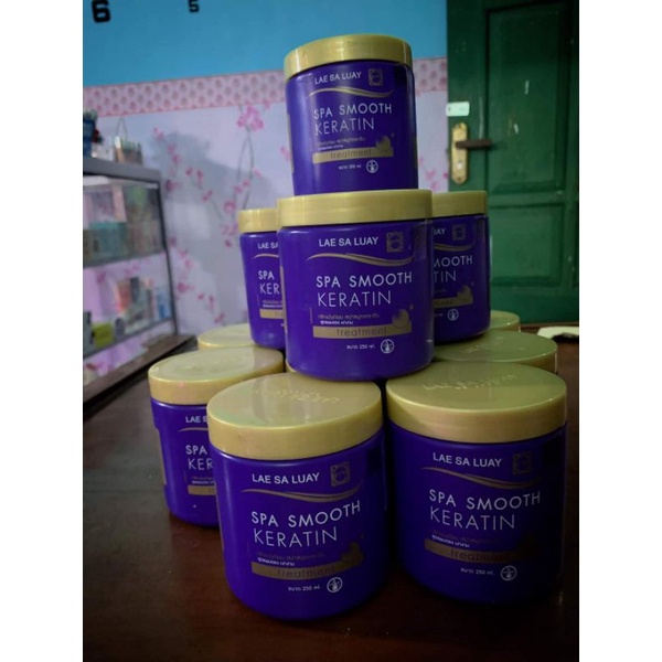 Laesaluay hair mask spa keratin thailand