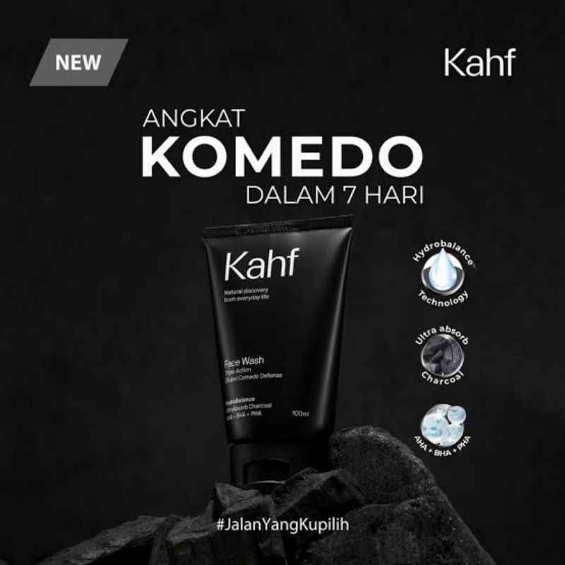 KAHF TRIPLE ACTION OIL COMEDO DEFENSE FACE WASH 100ML