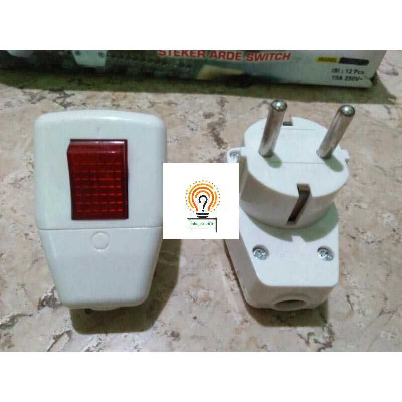 Saklar Steker Arde Switch On off Arde Lampu
