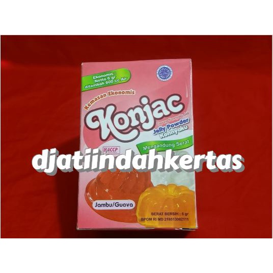 BARUUU!!!! JELLY POWDER KONNYAKU MEREK, KONJAC Rasa JAMBU