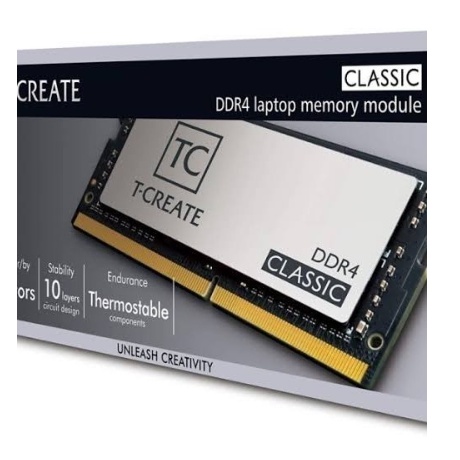 TEAM T-CREATE CLASSIC SODIM 1x16GB 2666Mhz TTCCD416G2666HC19-S01