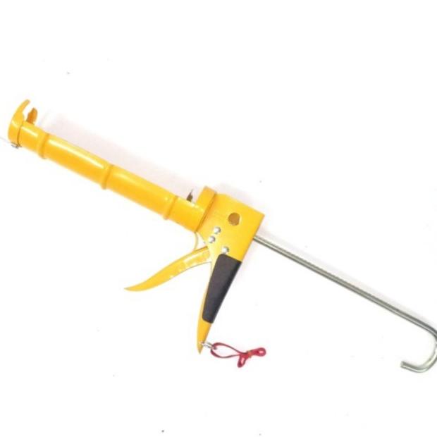 

Gun Silicone / Tembakan Silicone Sealant Kuning Ellpro + Cutter