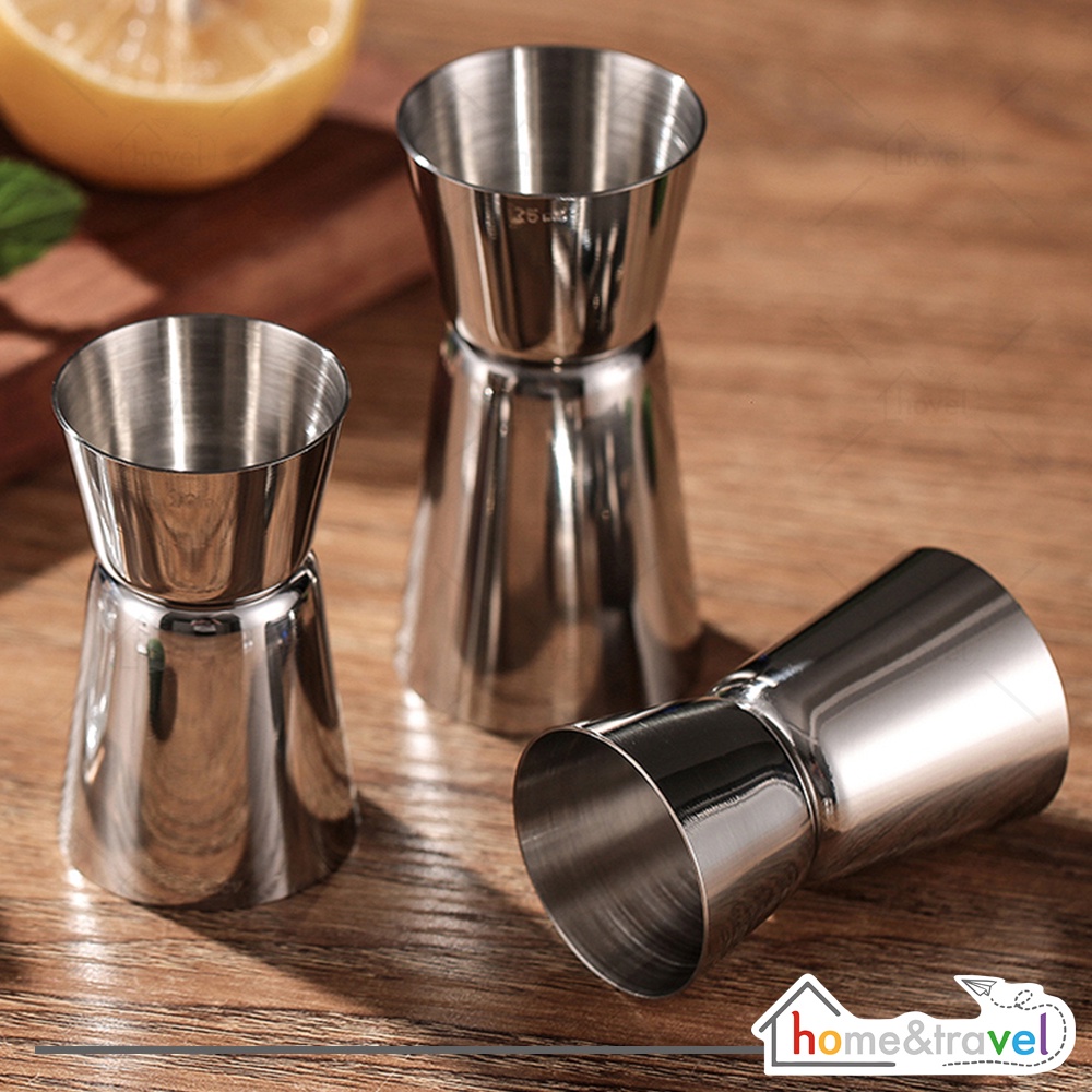 HOVELSHOP Jigger Stainless Steel 15/30 25/30 ml Gelas Ukur Minuman Measure Cup