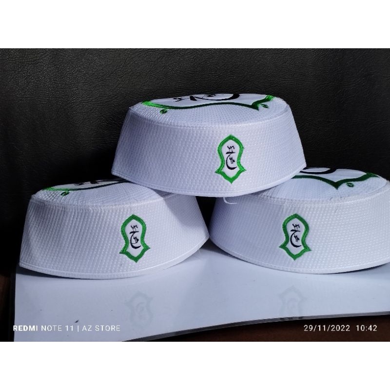 PECI KOPIAH TEROMPAH DARKAH hitam dan putih anak - dewasa