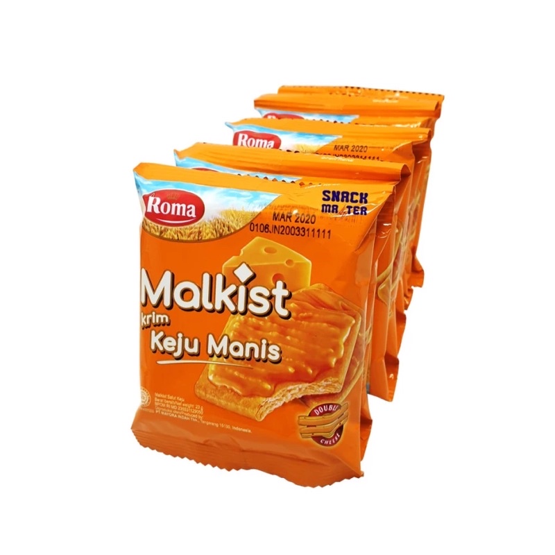 

Roma Malkist Keju (1 renceng isi 10 pcs)