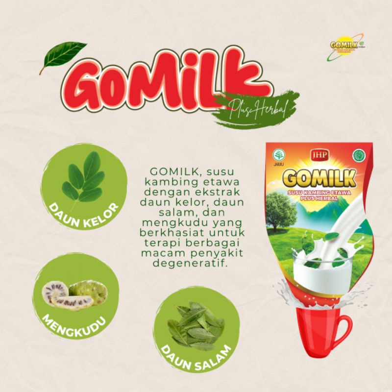 

[BARIKLANA] Gomilk Susu Kambing Etawa plus Herbal, 200gr (AGEN RESMI)