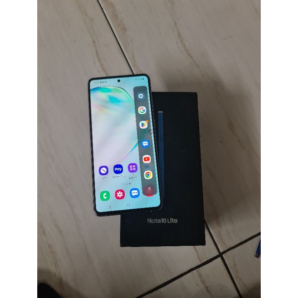 Samsung note 10 lite ram 8gb ex sein preloved second bekas