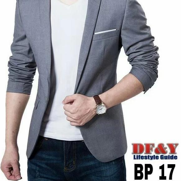 BLAZER JAS PRIA-JAS PRIA CASUAL SLIMFIT PREMIUM-JAS PRIA - motif 01, XL