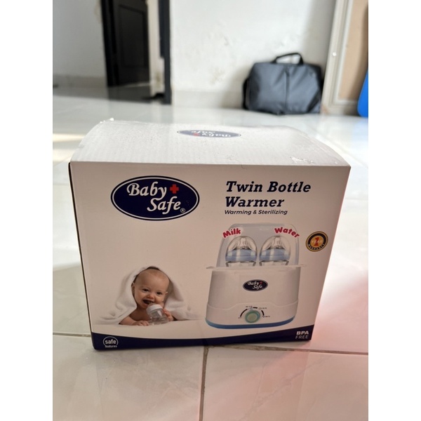 Jual Baby Safe Twin Bottle Milk Warmer Sterilizer Alat Sterilisasi