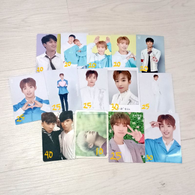 wts pc mingyu dk the8 hoshi seventeen sg21 semicolon oval postcard hybe tc circle soonhao bene benef