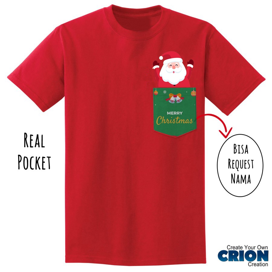 Kaos Natal Series Dengan Kantong Asli By Crion