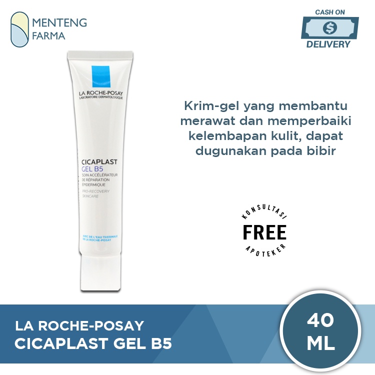 La Roche Posay Cicaplast Gel B5 40 mL - Gel Pelembab Kulit