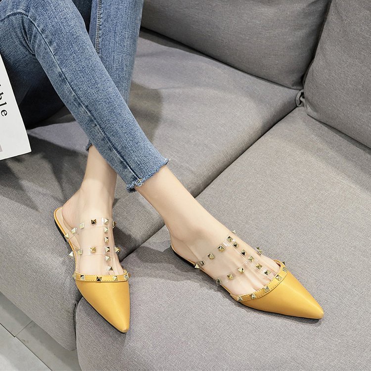 FD Sandal Wanita Cantik Slip On Import Terbaru Sendal Flat Kekinian Cewek Korea DI-050