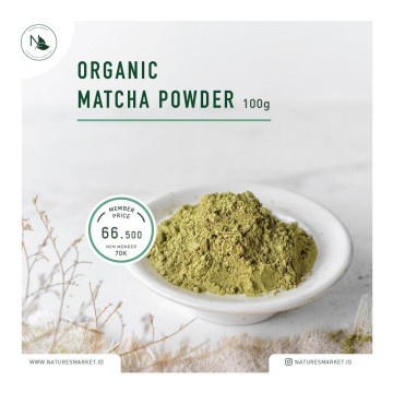 

Discount Nature's Market Organic Matcha Powder 100gr /TEH DIET/TEH PELANGSING/TEH HIJAU/TEH JATI