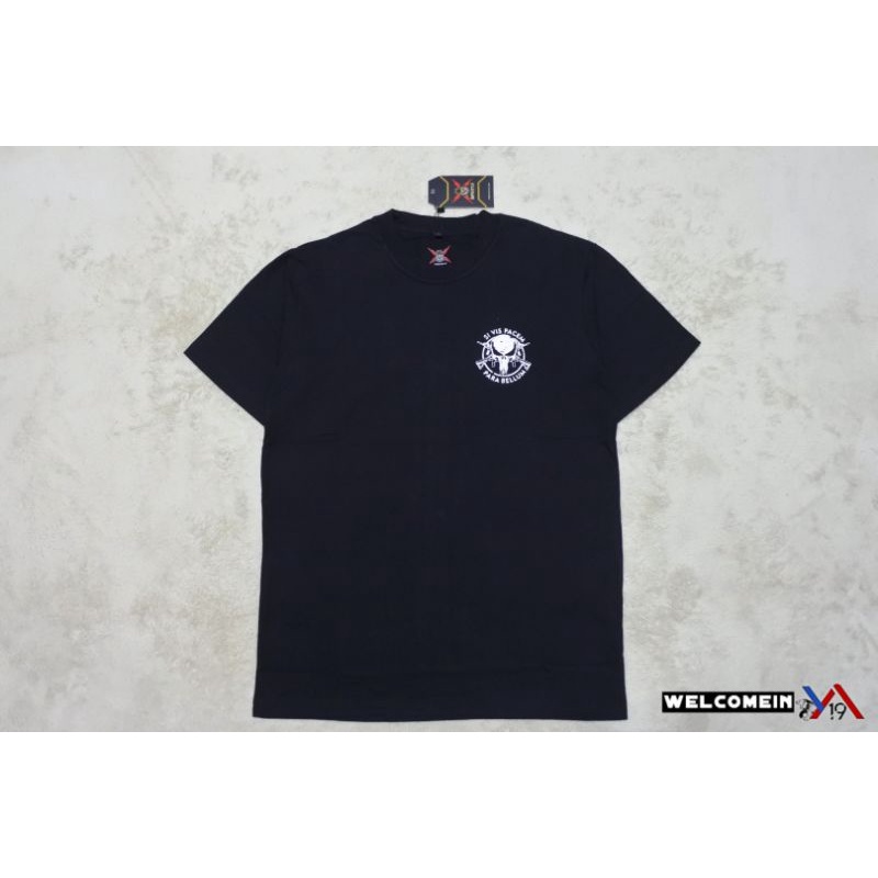 Kaos Premium Tactical Si Vis Pacem Para Bellum Pendek Hitam / T-Shirt Cotton Combed Opsyle