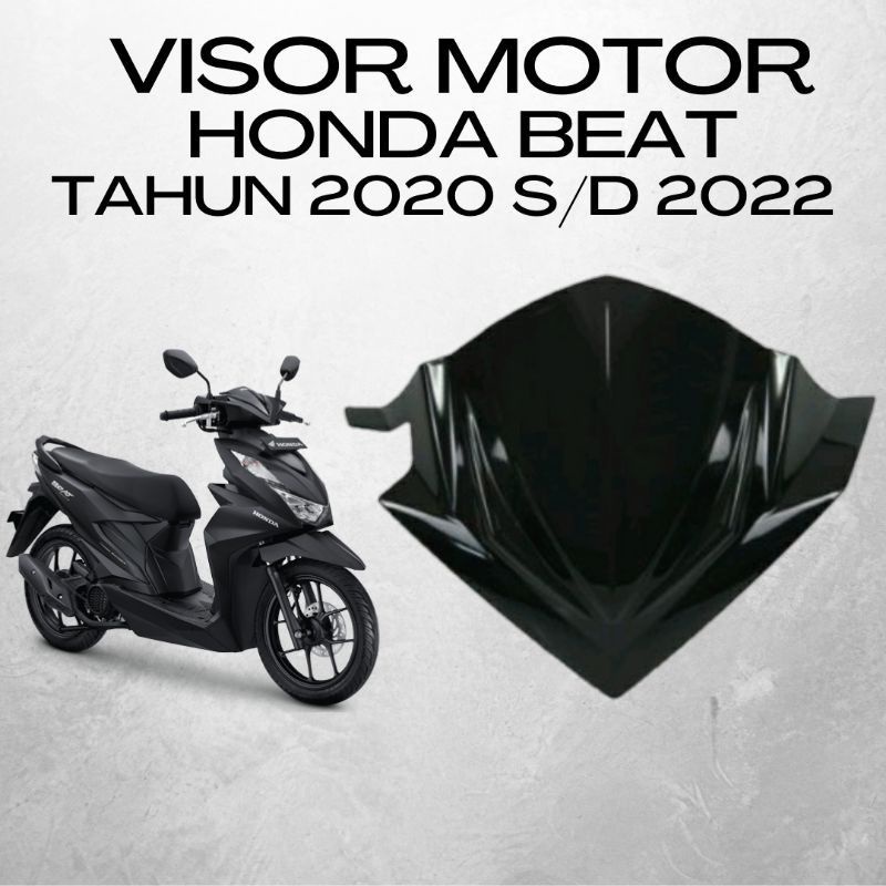 LSS Winshield Visor Beat duluxe 2020 2021 2022 Windshield visor beat 2020-2022