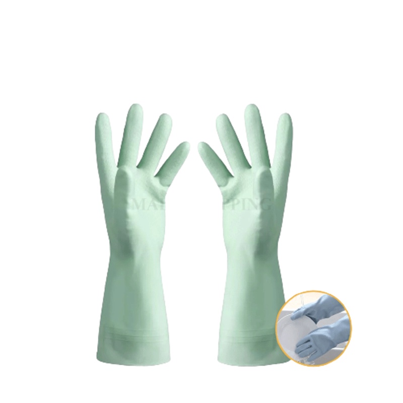 (COD) Sarung Tangan Cuci Piring Karet Latex Rubber Gloves 1 Size Multifungsi MALL SHOPPING