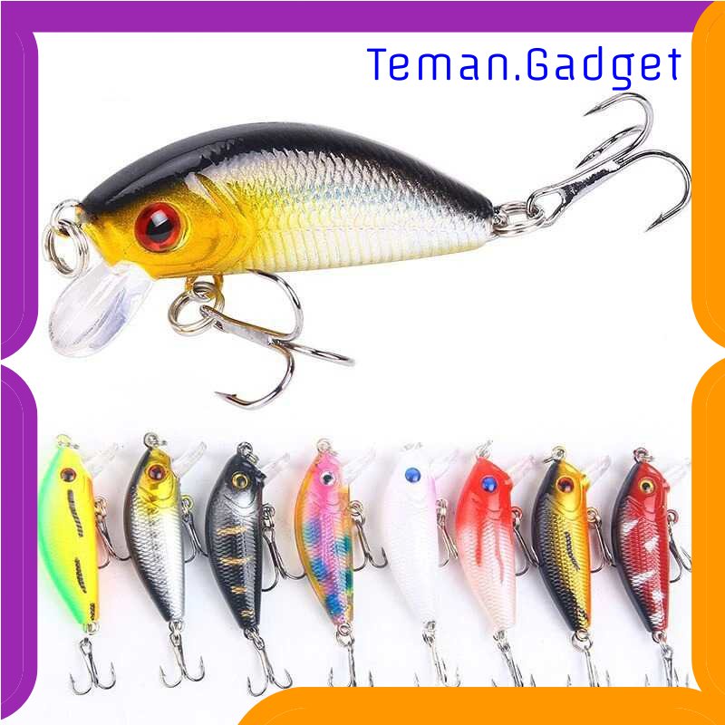 TG-PCN Weihe Umpan Pancing Ikan Mas Carp Crankbait Minnow Lure - LD07