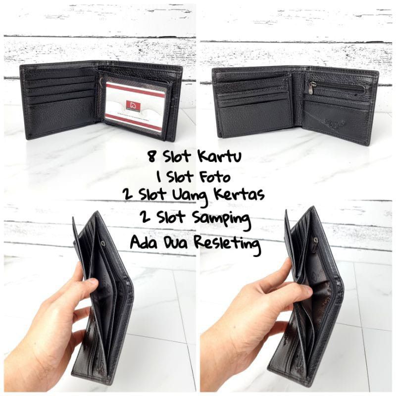 Dompet kulit asli horse pria dewasa + free box