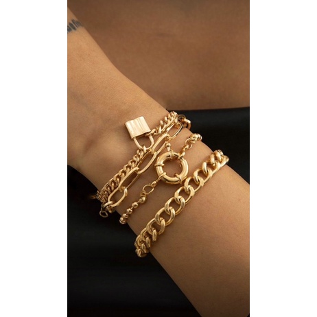 Ark.co - CARARA set stack chain bracelet gelang tangan rantai