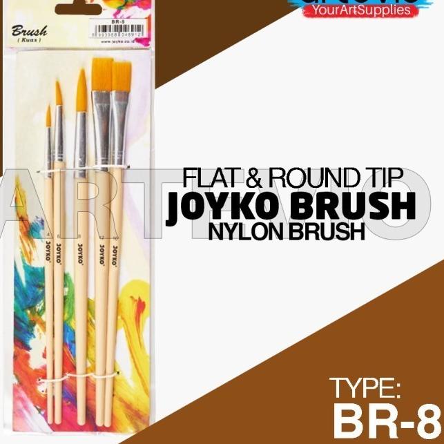Paket Lukis Mini Polos / Paket Kanvas Lukis Cat Easel Palet Dan Kuas - BROWN EASEL, 30 X 20